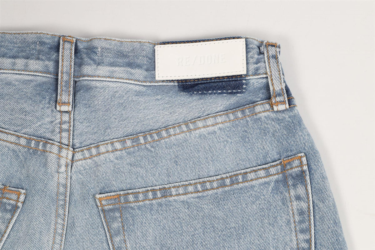 RE/DONE HIGH RISE DENIM SHORTS W27 UK 8-10