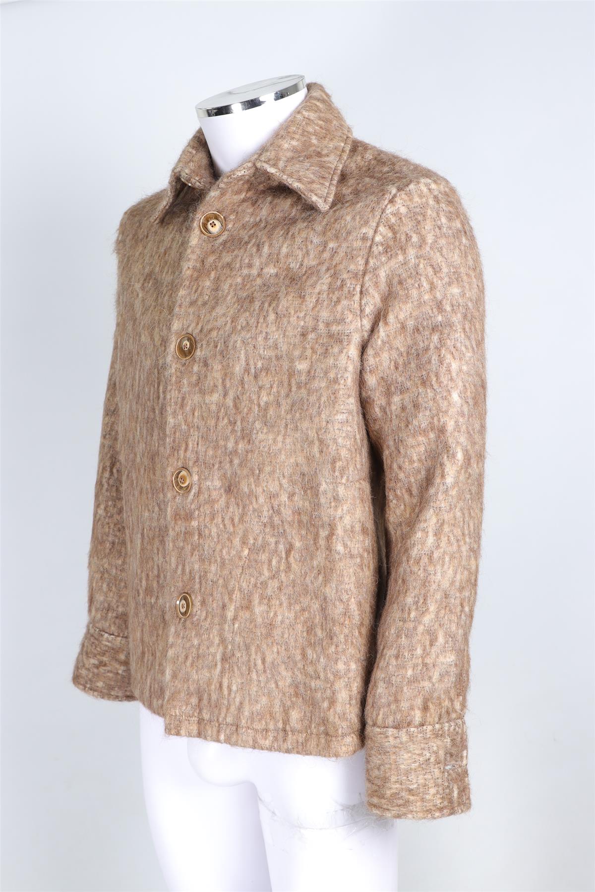 SEFR BEIGE MEN'S COTTON JACKET SMALL