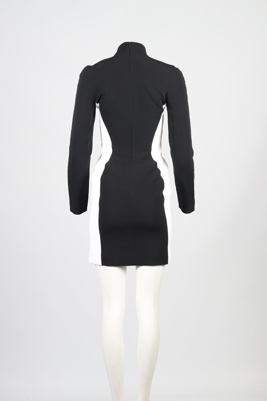 MUGLER CREPE MINI DRESS FR 36 UK 8