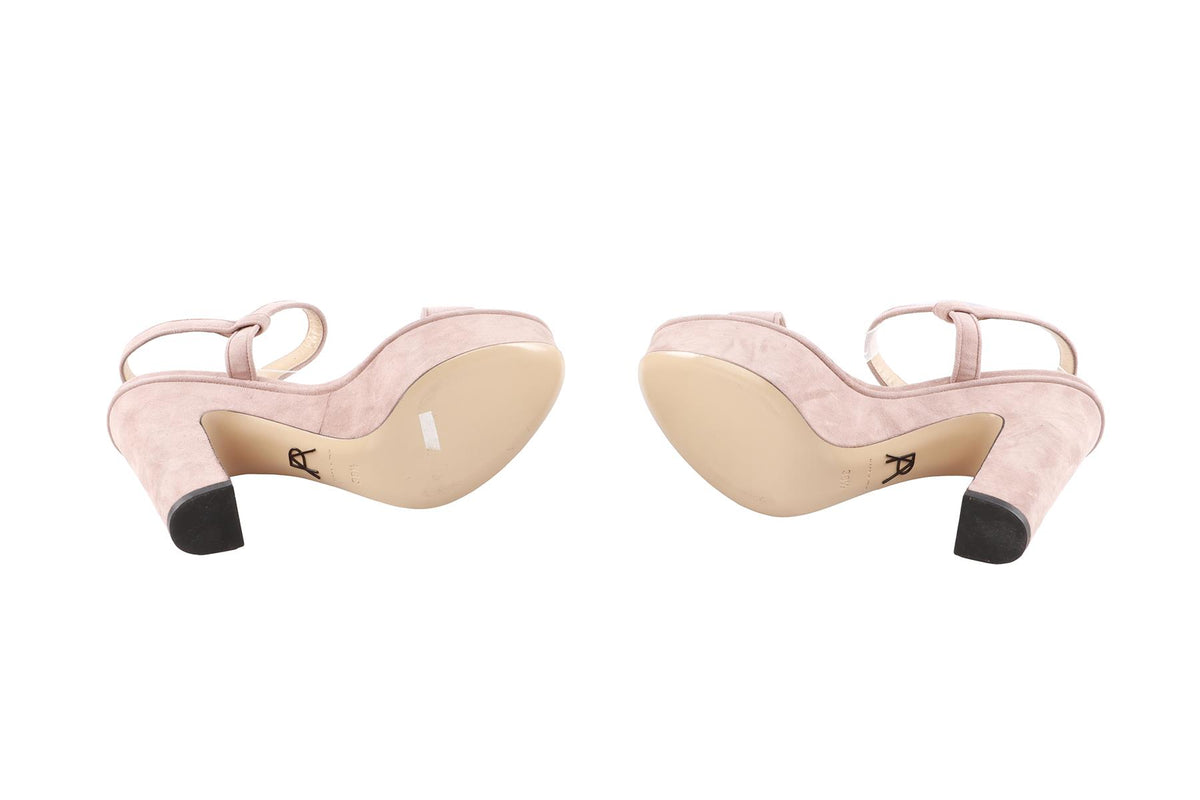 PAUL ANDREW BEIGE SUEDE PUMPS EU 38.5 UK 5.5 US 8.5
