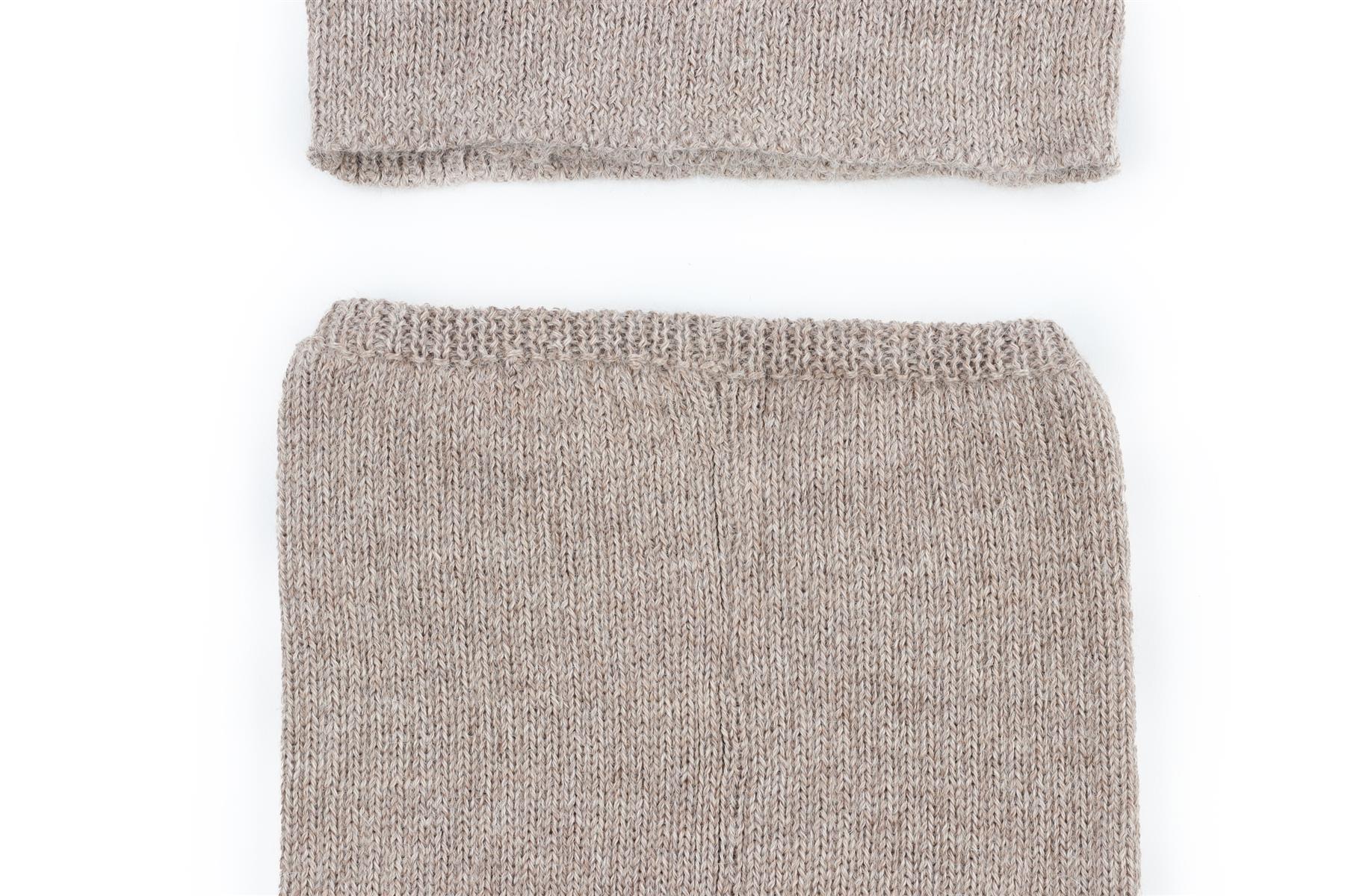 Bonpoint Taupe Kids Girls Knit Set 3 Months