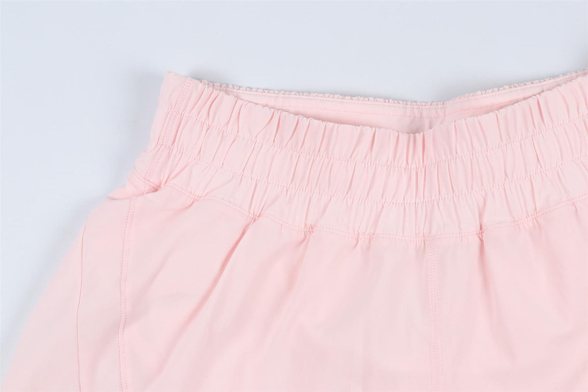 LULULEMON PINK SHORTS US 8 UK 12