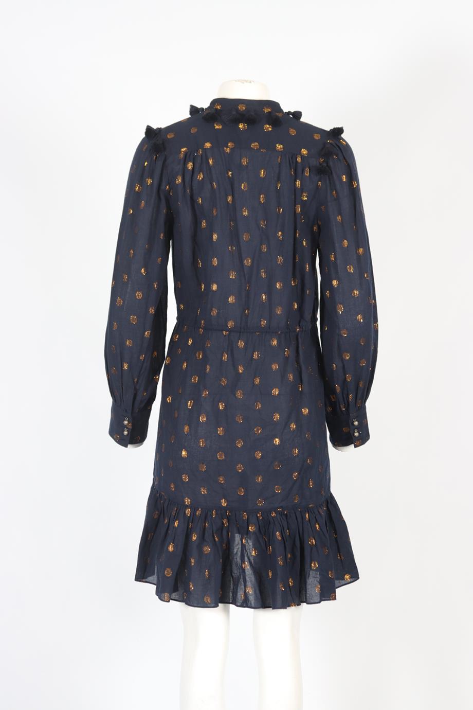FIGUE COTTON BLEND MINI DRESS MEDIUM
