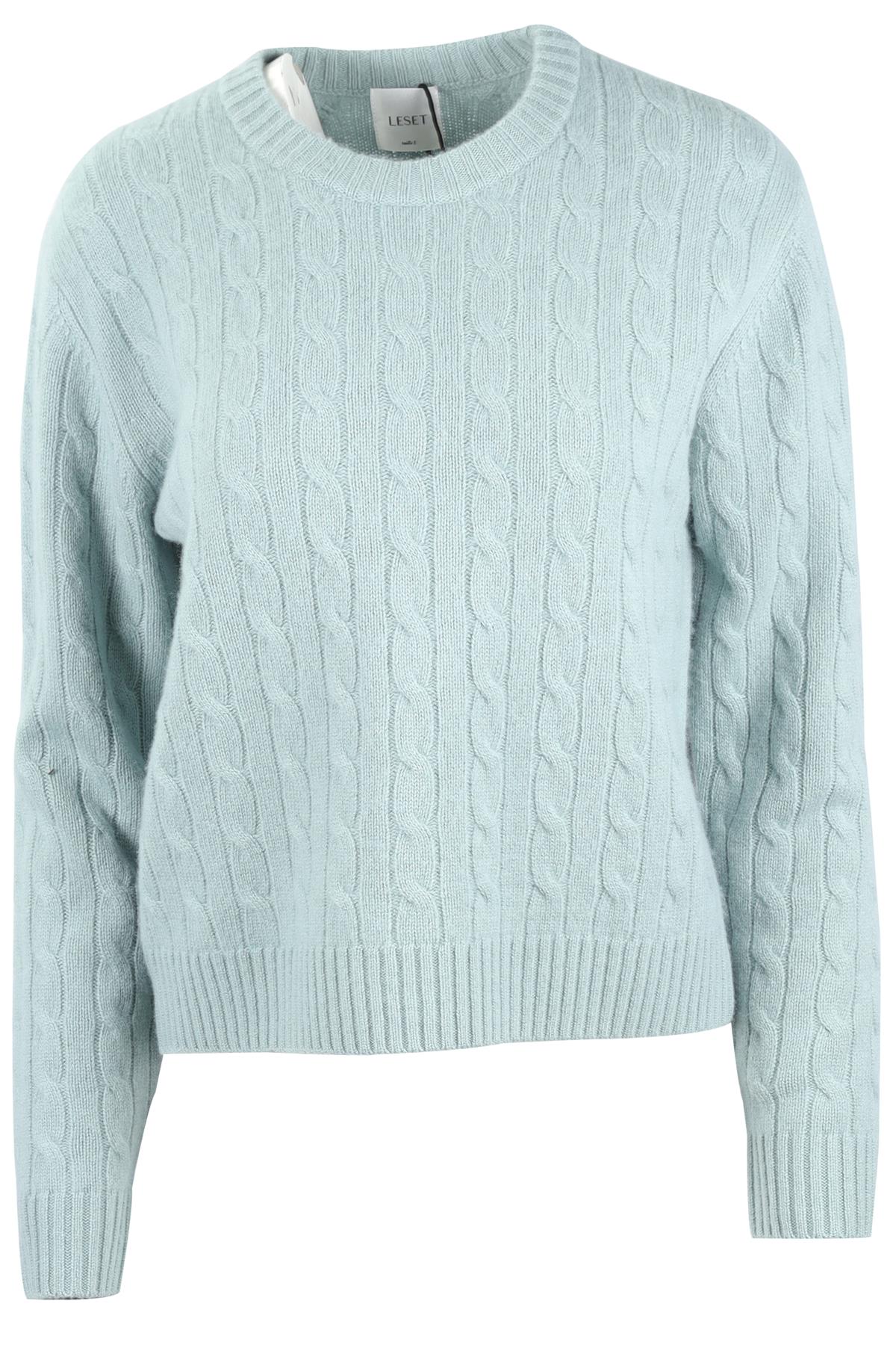 LESET BLUE WOOL SWEATER SMALL