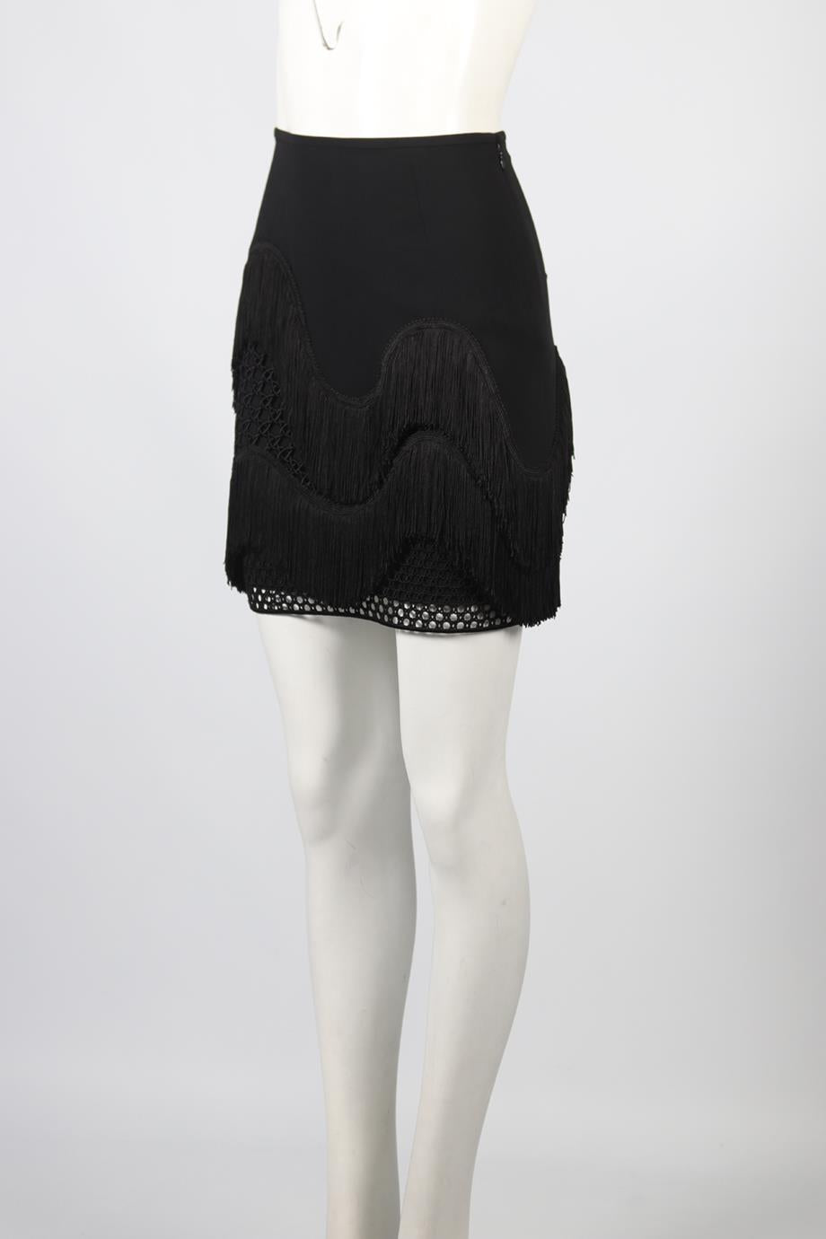 STELLA MCCARTNEY CREPE MINI SKIRT IT 36 UK 4