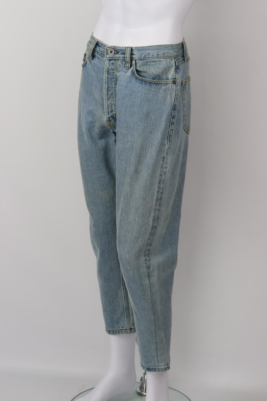 ALBAM MEN'S DENIM TAPERED JEANS UK/US WAIST 28
