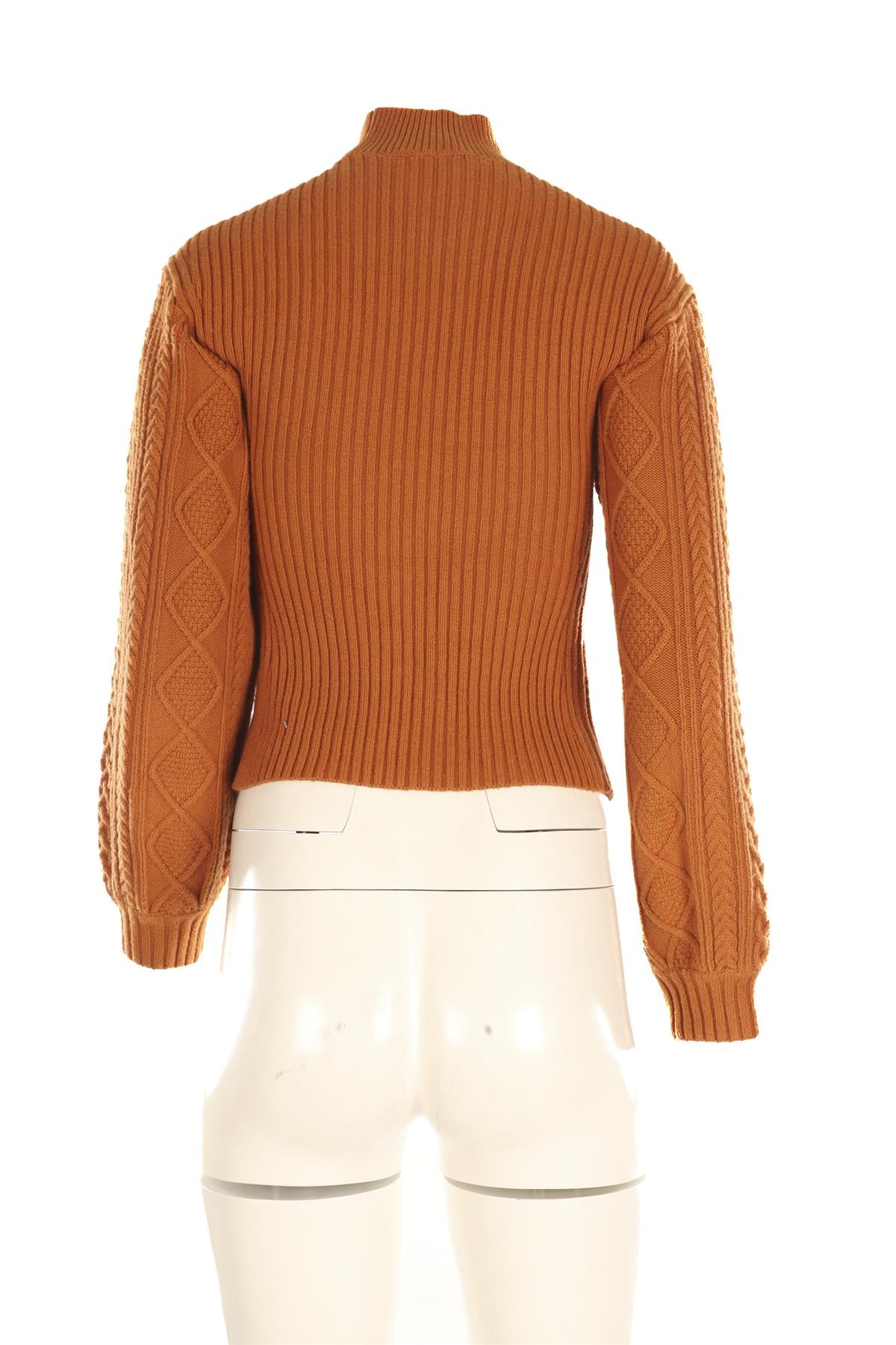 JONATHAN SIMKHAI ORANGE WOOL SWEATER SMALL