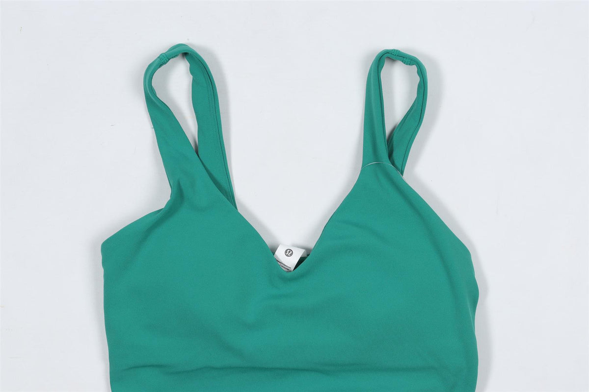 LULULEMON GREEN SPORTS BRA US 4 UK 8