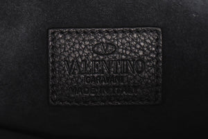 VALENTINO GARAVANI BLACK LEATHER CLUTCH