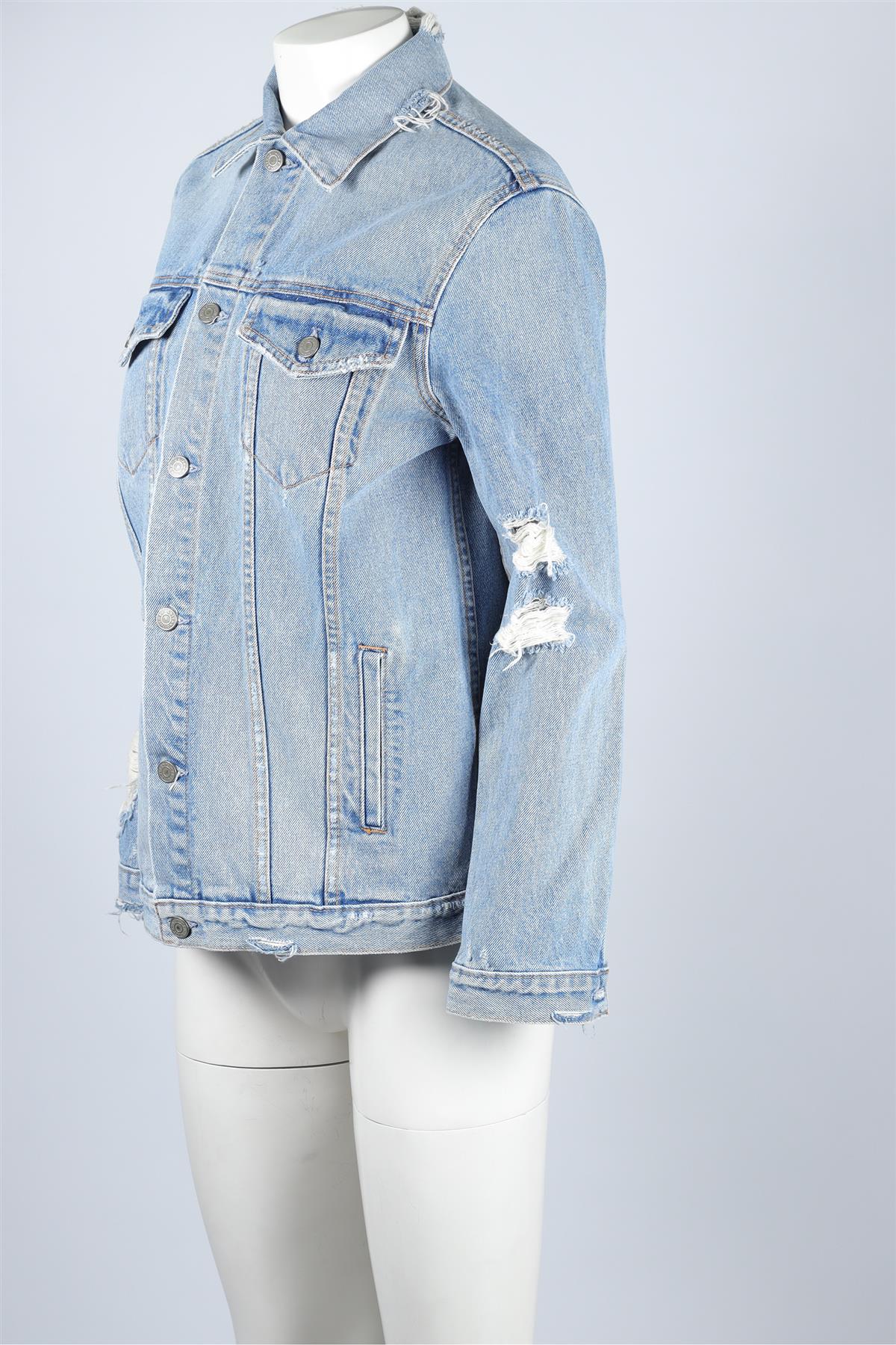 GRLFRND BLUE DENIM JACKET MEDIUM