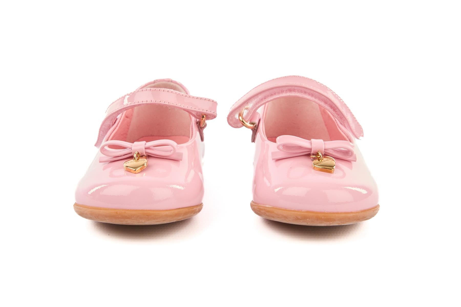 DOLCE & GABBANA PINK KIDS GIRLS BALLET FLATS EU 20 UK 3 US 4
