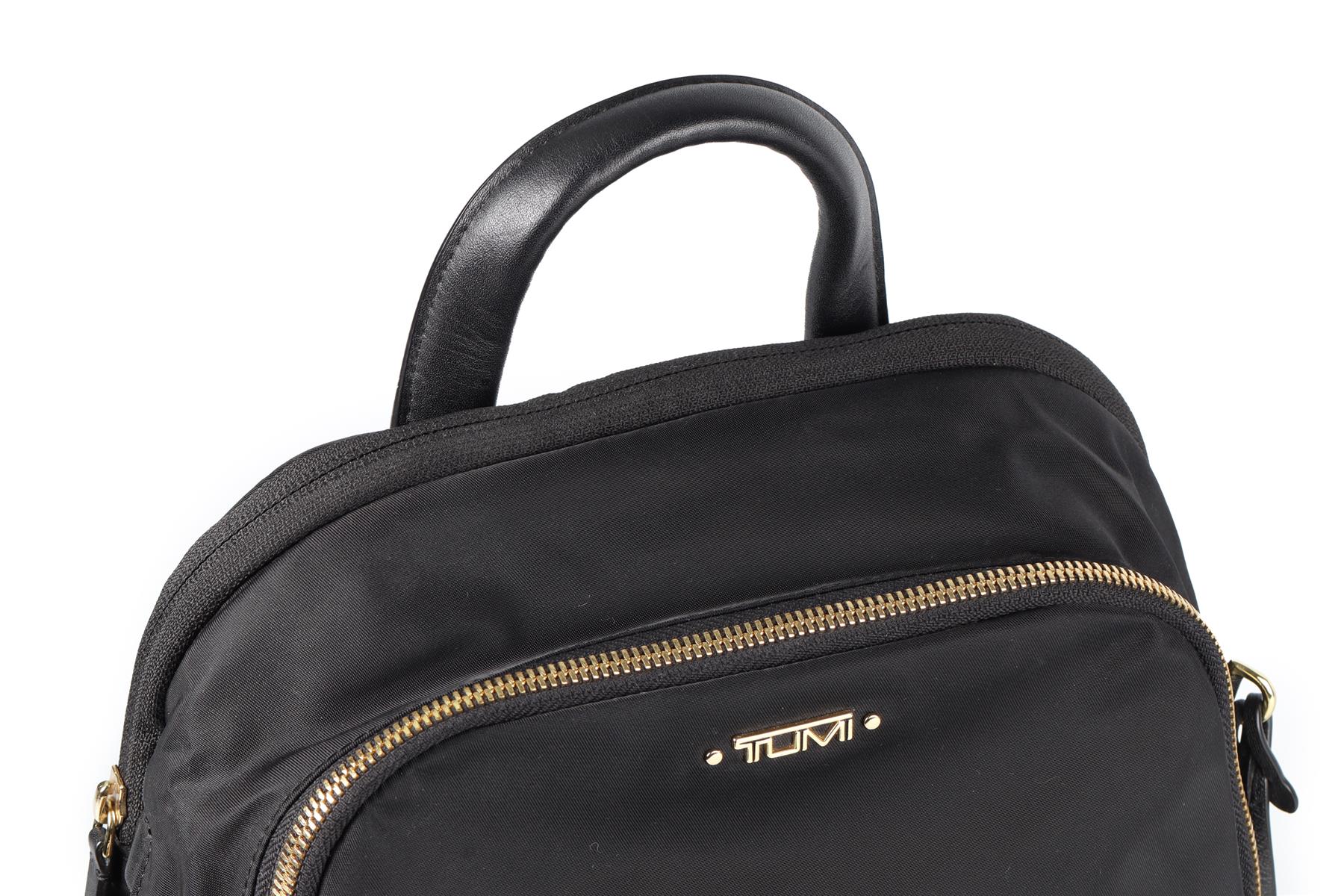 TUMI BLACK SHELL BACKPACK