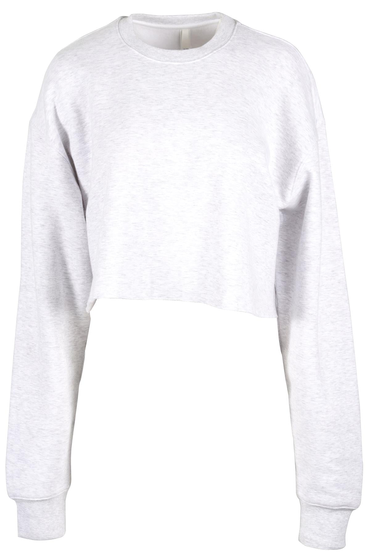 SKIMS GREY COTTON SWEATSHIRT SMALL