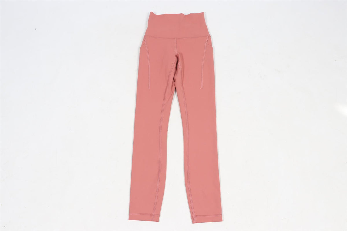LULULEMON PINK JERSEY LEGGINGS US 0 UK 4