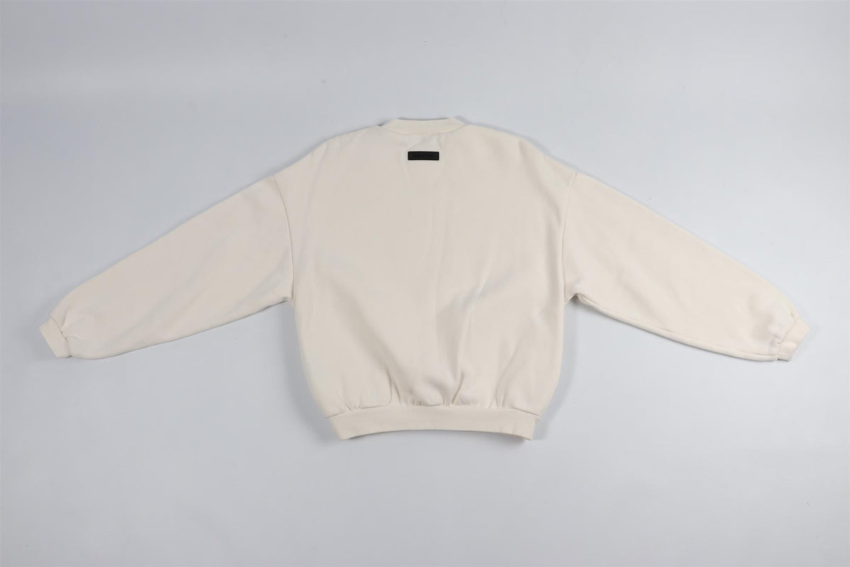 ESSSENTIALS FEAR OF GOD CREAM KIDS BOYS COTTON SWEATSHIRT 12 YEARS