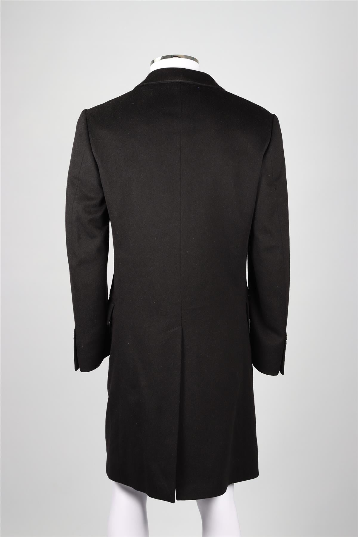 GUCCI BLACK MEN'S WOOL COAT IT 46 UK 36