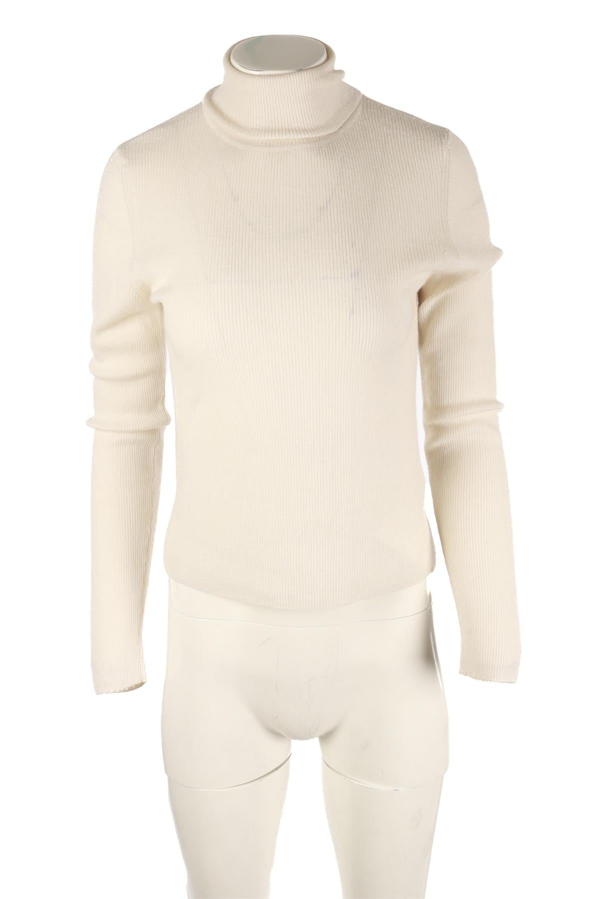 THE TILE CLUB CREAM CASHMERE SWEATER SMALL