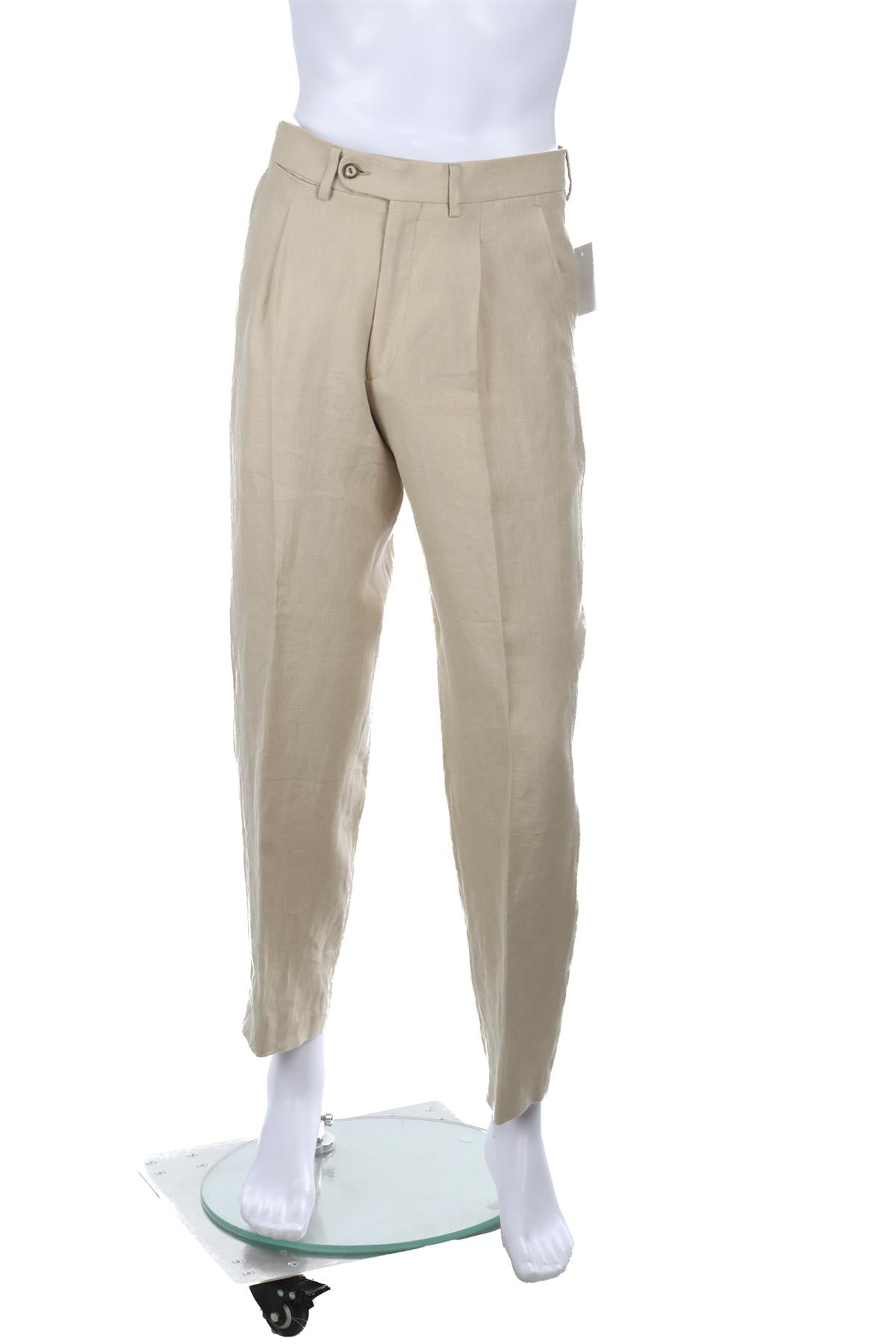 THOMAS FARTHING BEIGE MENS LINEN SUIT UK/US 36 FR 36 IT 46