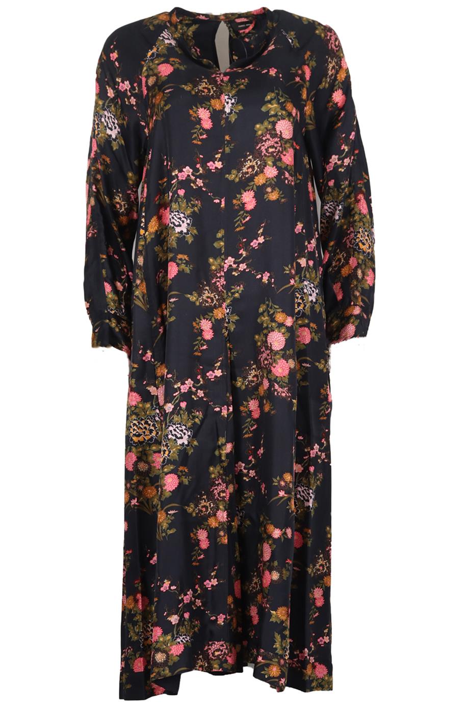 ISABEL MARANT FLORAL PRINT SILK MAXI DRESS FR 34 UK 6