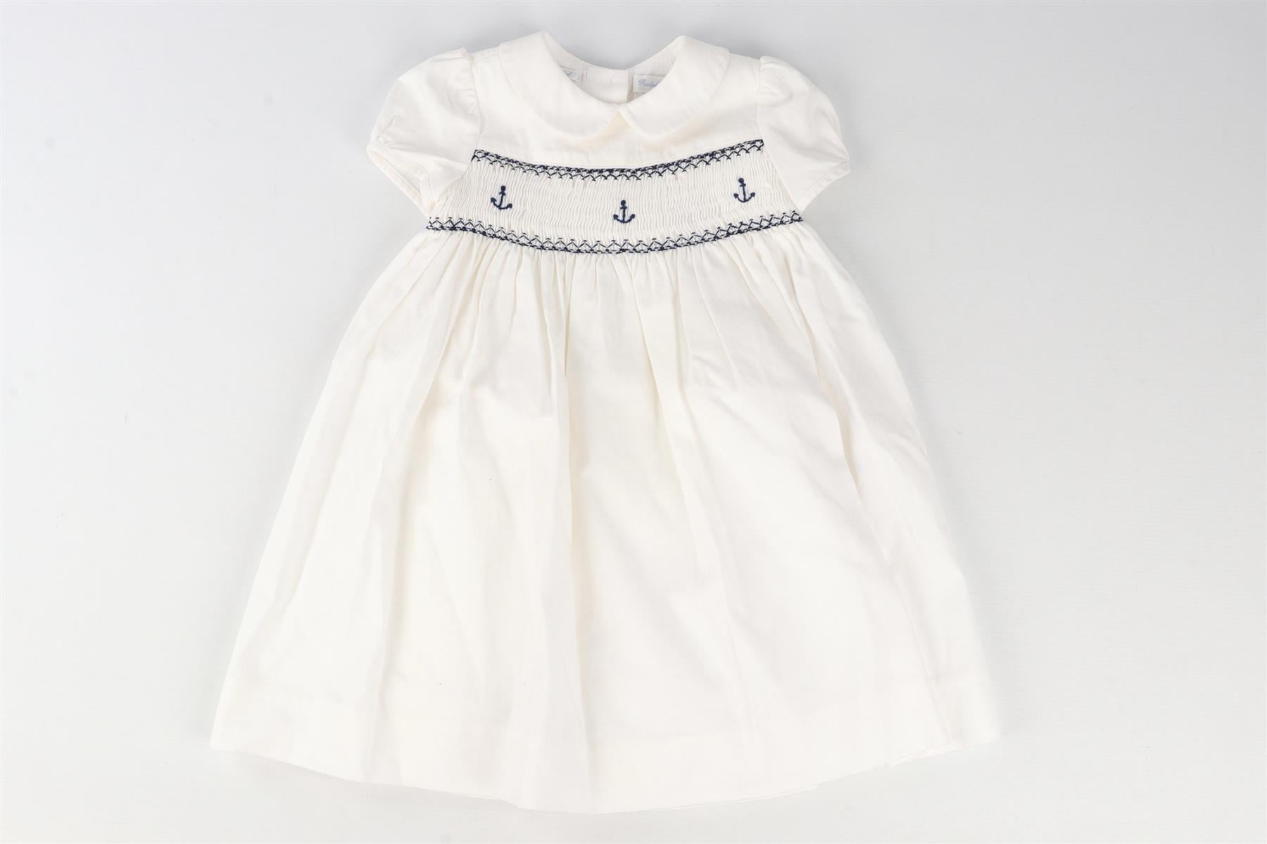 RALPH LAUREN WHITE BABY GIRLS DRESS AND BLOOMERS 18 MONTHS