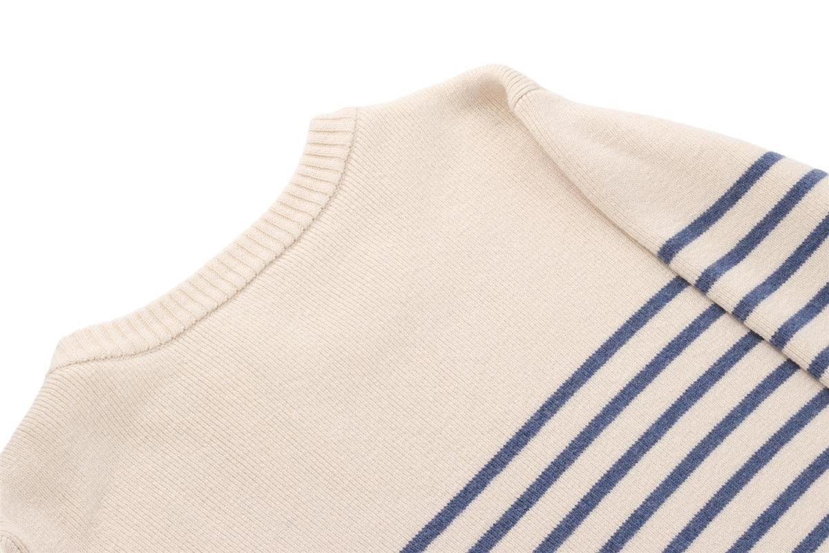 CREAM TEEN BOYS SWEATER
