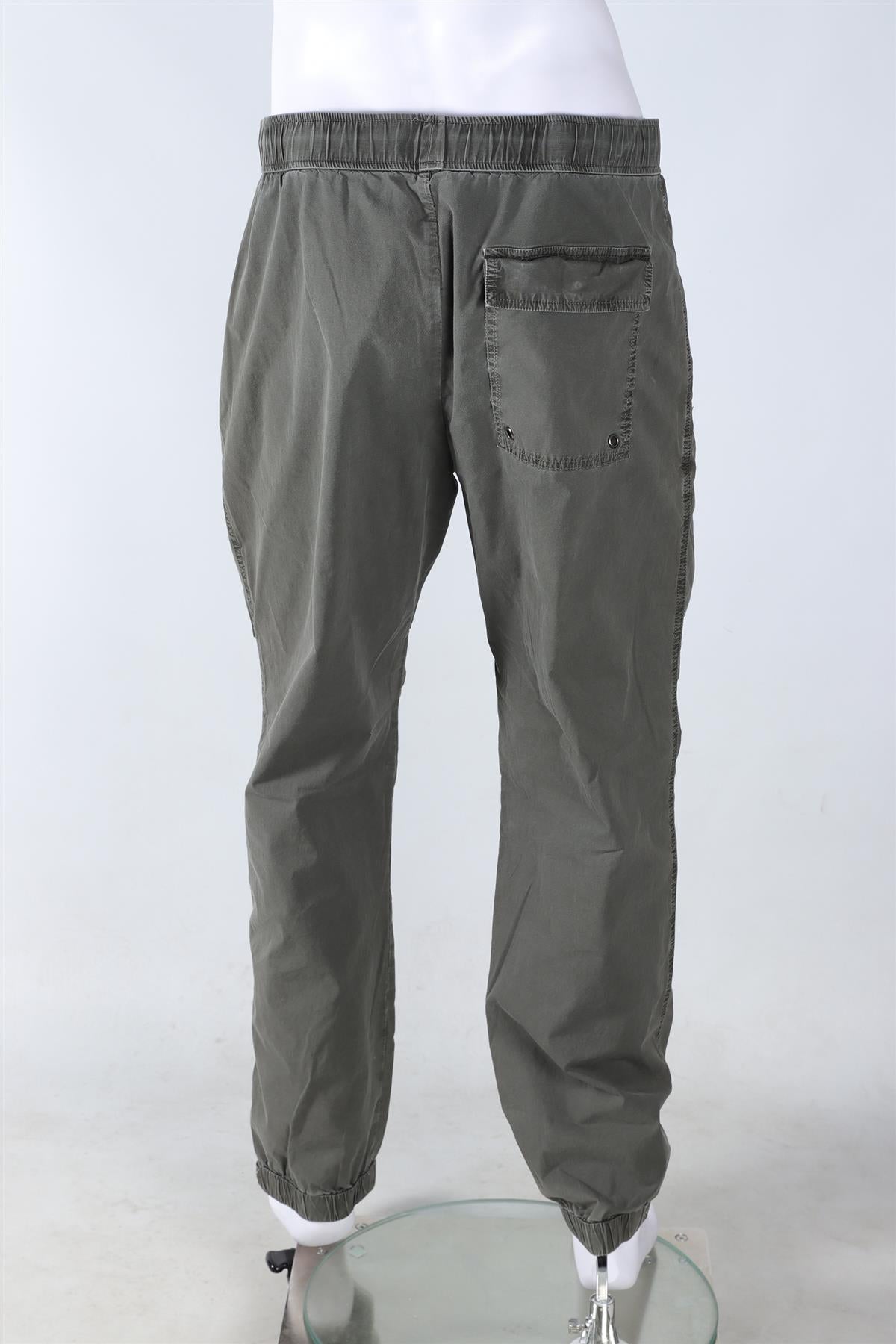 JAMES PERSE GREEN MEN'S COTTON CARGO PANTS UK/US 32