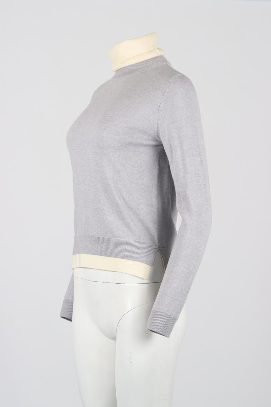 ADAM LIPPES WOOL TURTLENECK SWEATER MEDIUM