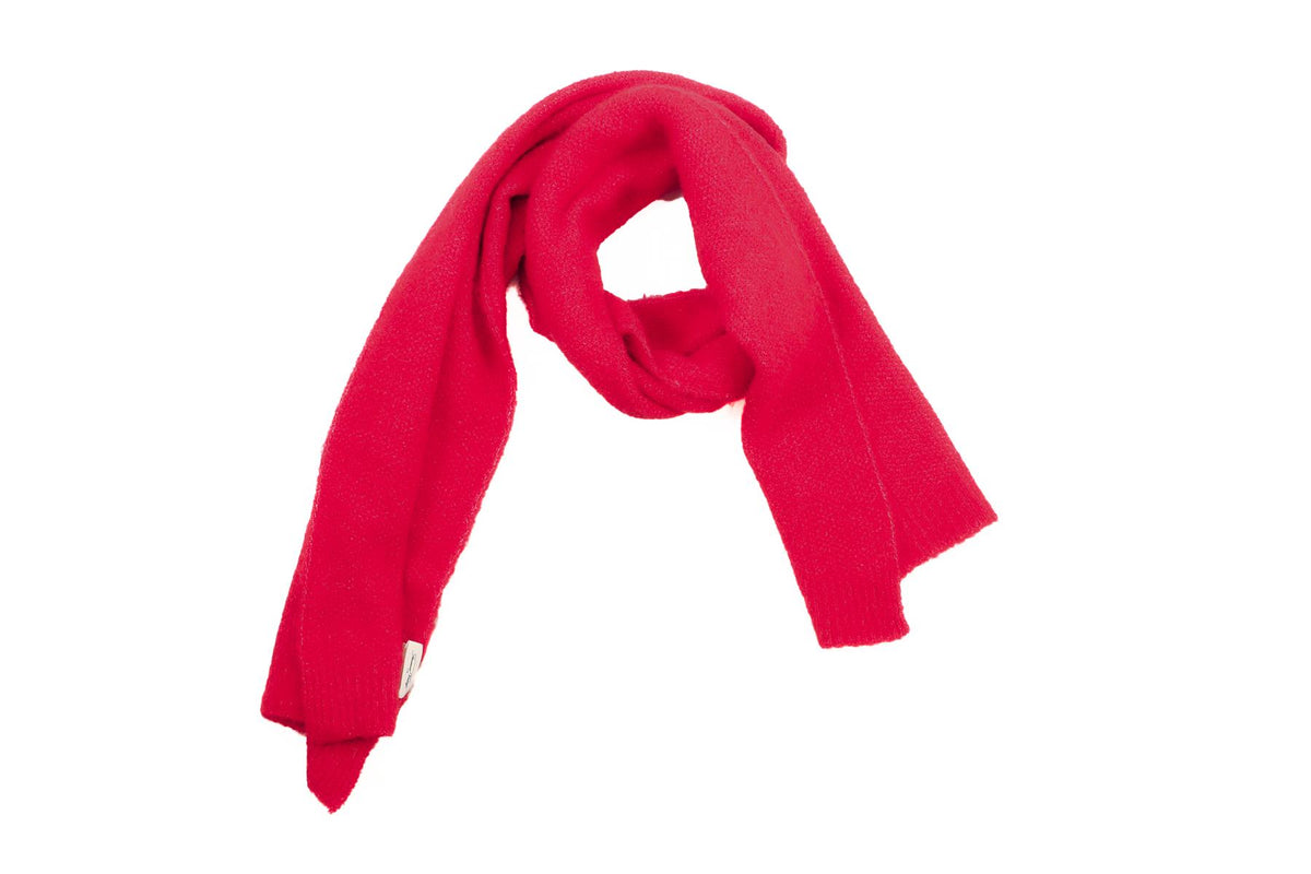 AMERICAN VINTAGE RED KNIT SCARF