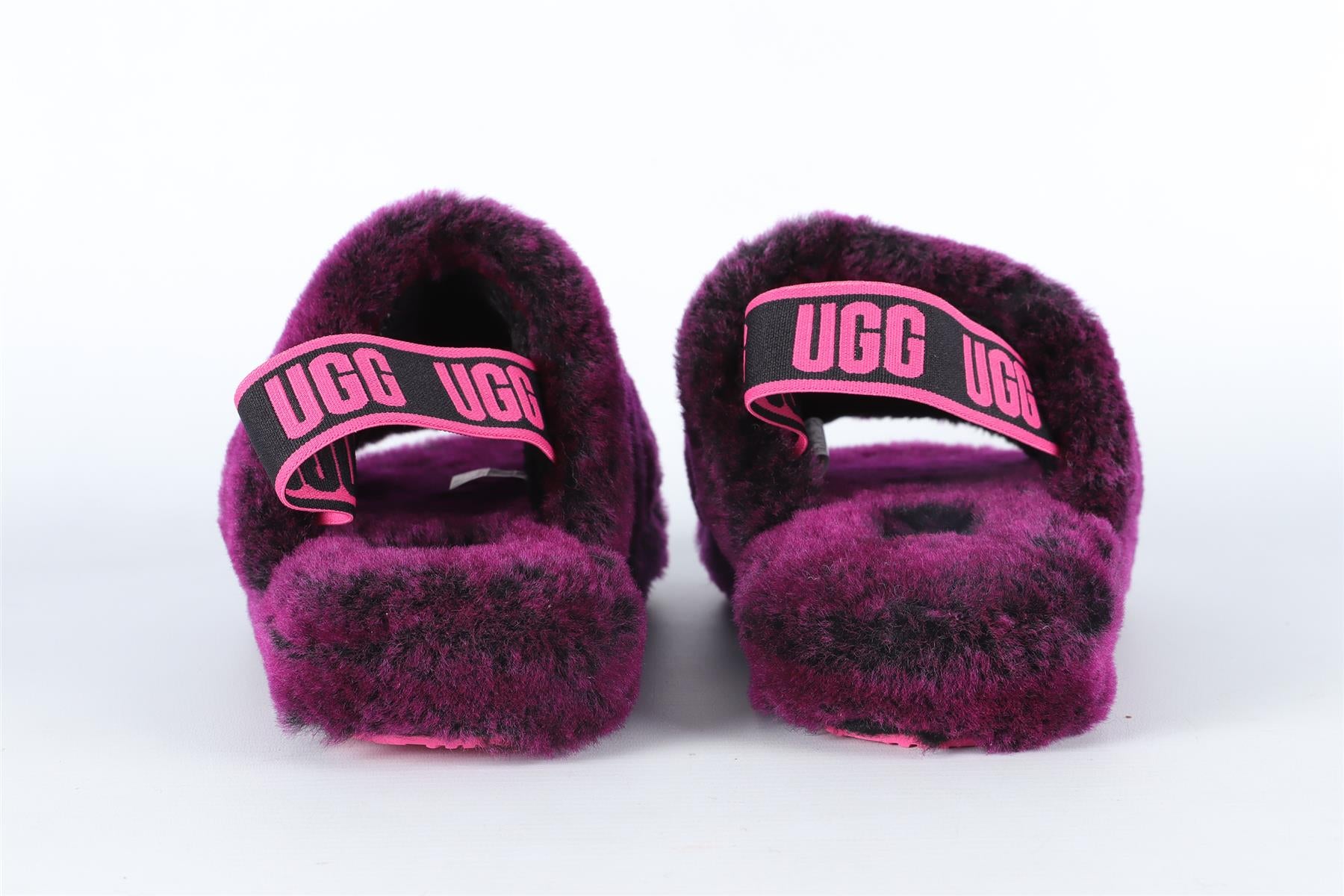 UGG AUSTRALIA PURPLE KIDS GIRLS SHEARLING SLIPPERS EU 32.5 UK 13 US 1