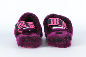 UGG AUSTRALIA PURPLE KIDS GIRLS SHEARLING SLIPPERS EU 32.5 UK 13 US 1