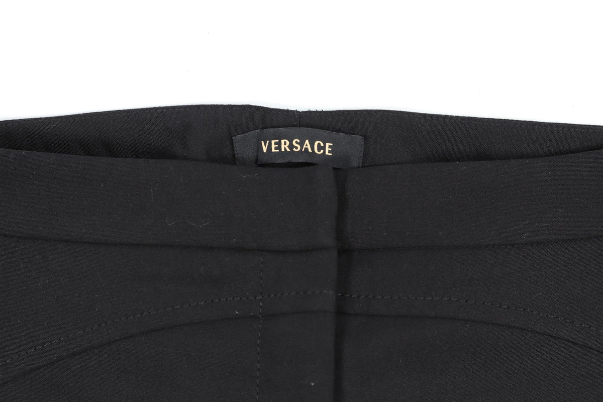 VERSACE VINTAGE WOOL BLEND SKINNY PANTS IT 38 UK 6