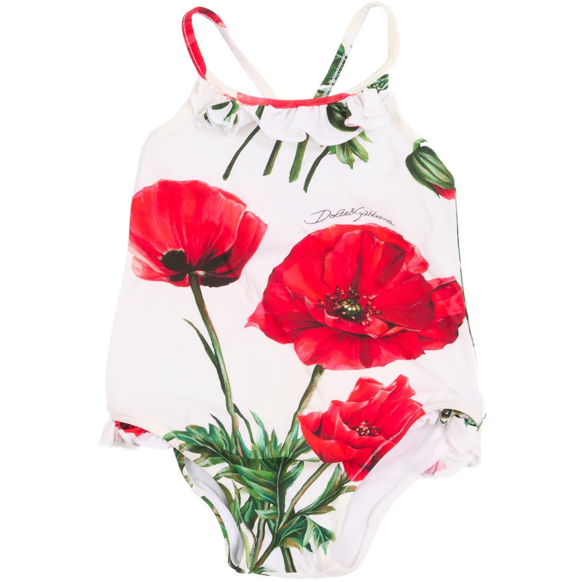 DOLCE & GABBANA WHITE KIDS GIRLS SWIMSUIT 9-12 MONTHS