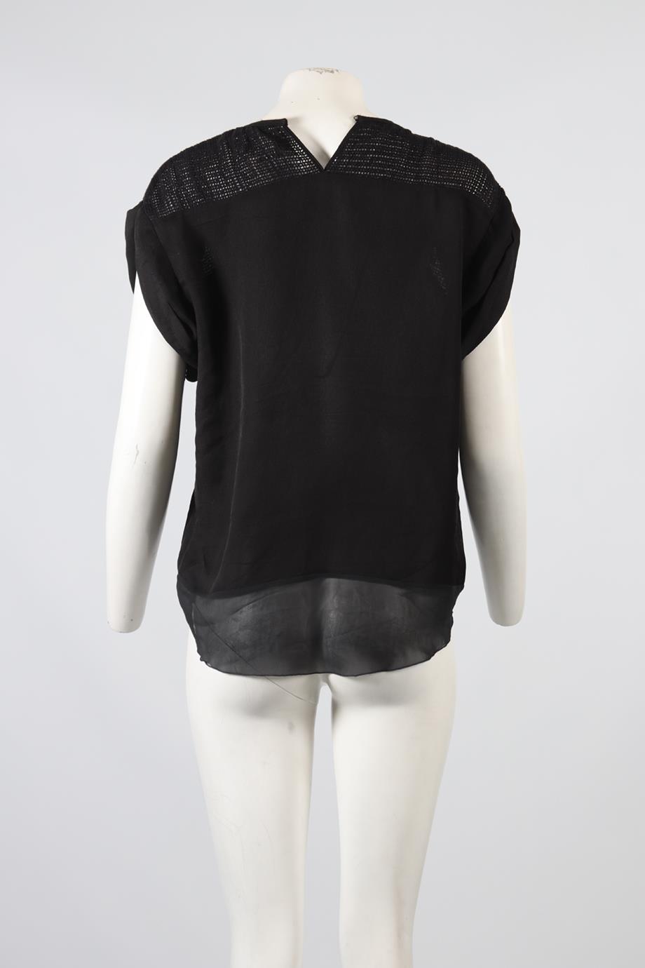ISABEL MARANT SILK TOP FR 38 UK 10
