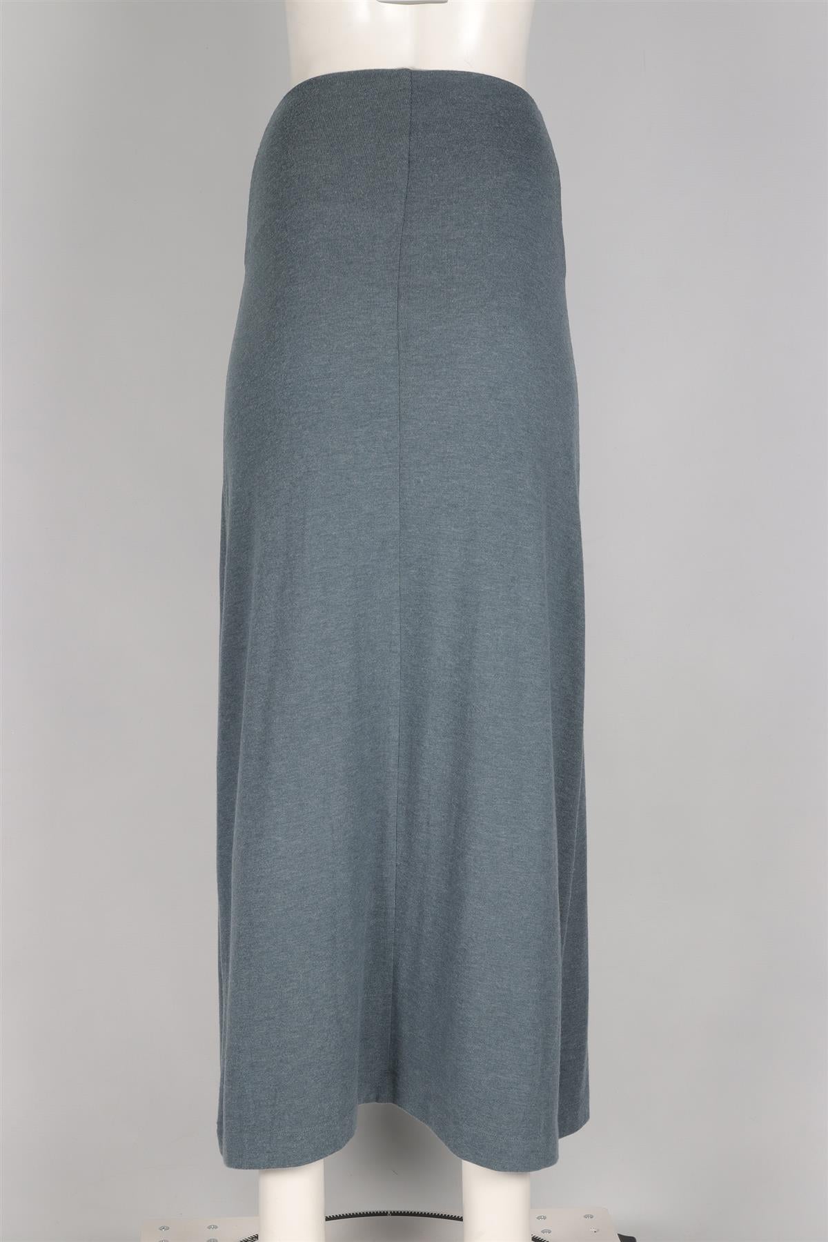 LESET BLUE JERSEY MAXI SKIRT XSMALL