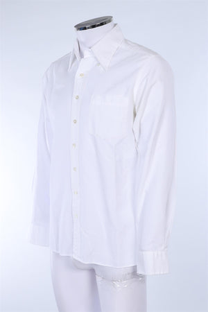 THOM SWEEY WHITE MEN'S SHIRT LARGE
