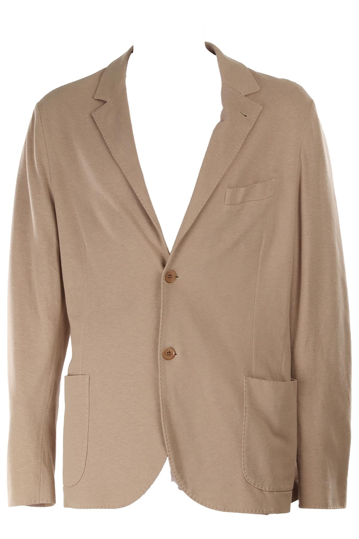 LORO PIANA GREY MEN'S COTTON BLAZER IT 56 UK/US 46