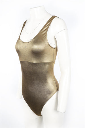 CHANEL GOLD 2024 SWIMSUIT FR 42 UK 14