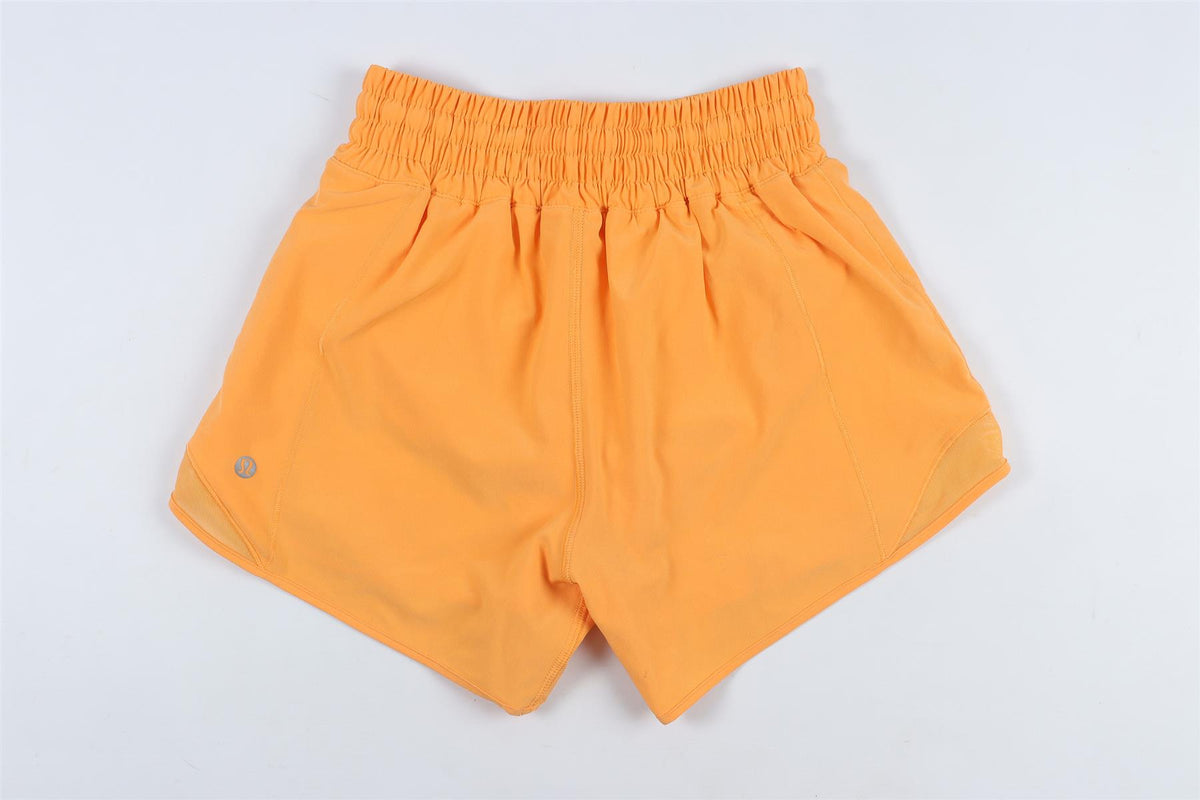 LULULEMON ORANGE SHORTS US 2 UK 6