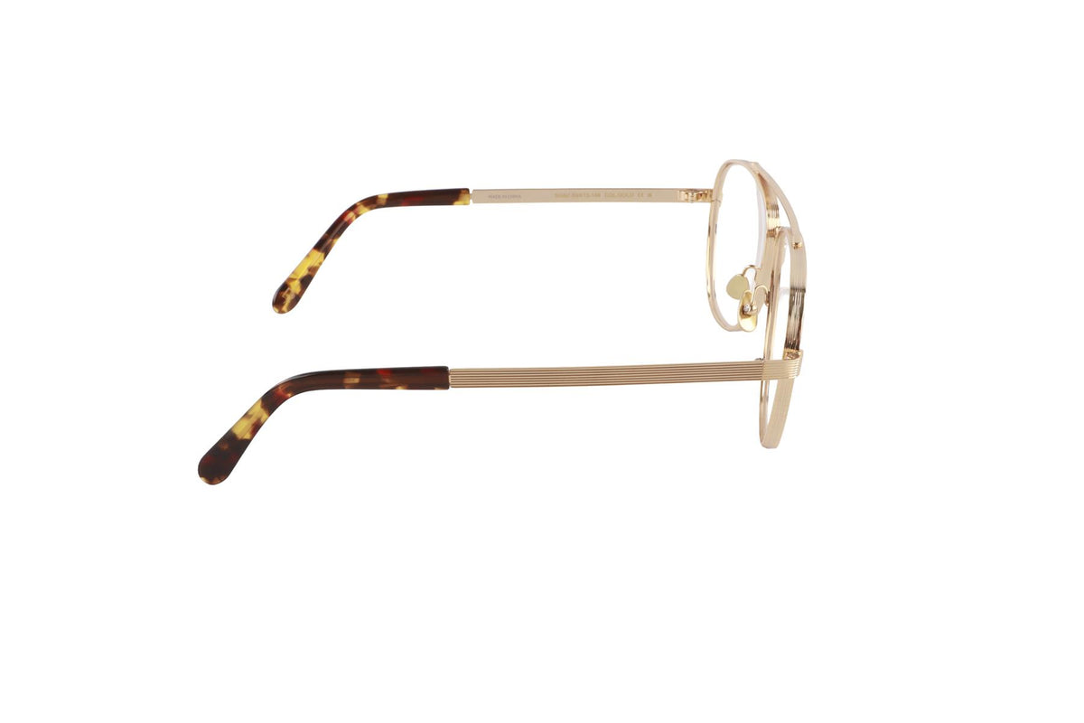 MOSCOT GOLD PILOT STYLE METAL GLASSES