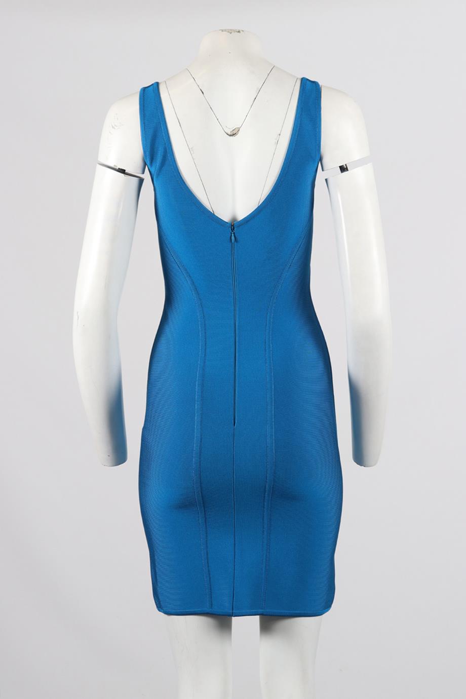 HERVE L LEROUX STRETCH KNIT MINI DRESS FR 40 UK 12