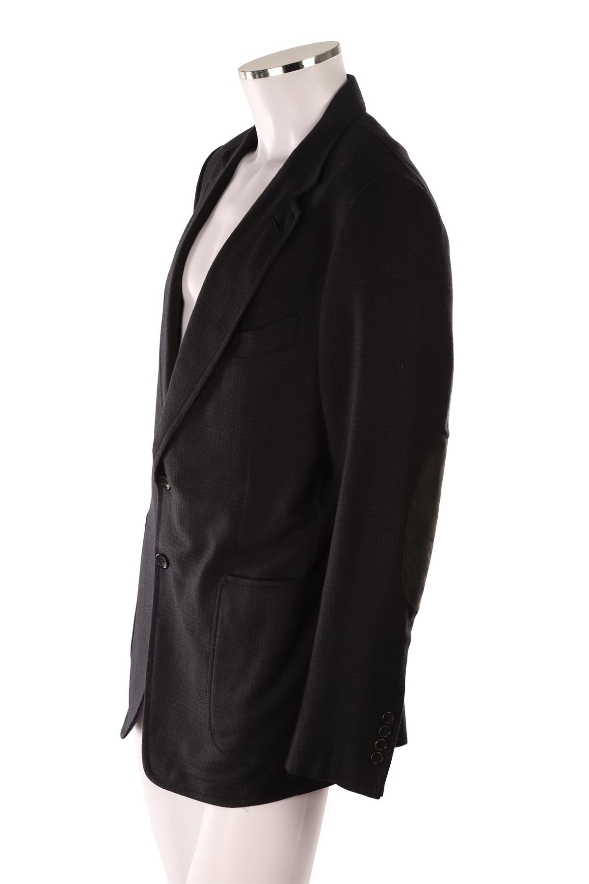 TOM FORD NAVY MEN'S CASHMERE BLAZER IT 56 UK/US 46