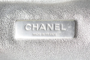 CHANEL SILVER 2023 CRYSTAL AND MESH CLUTCH WITH CHAIN