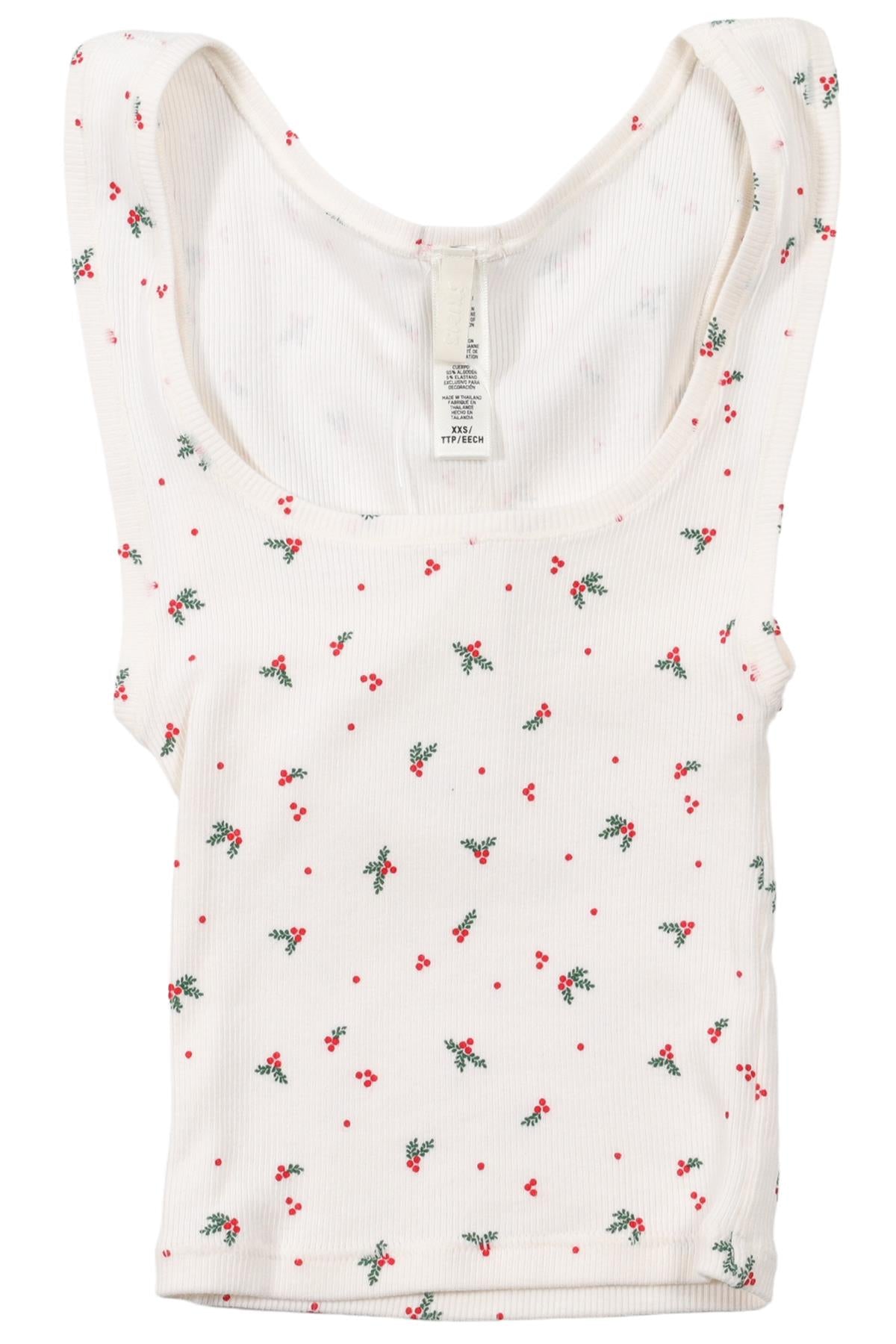 SKIMS CREAM COTTON TOP XXSMALL