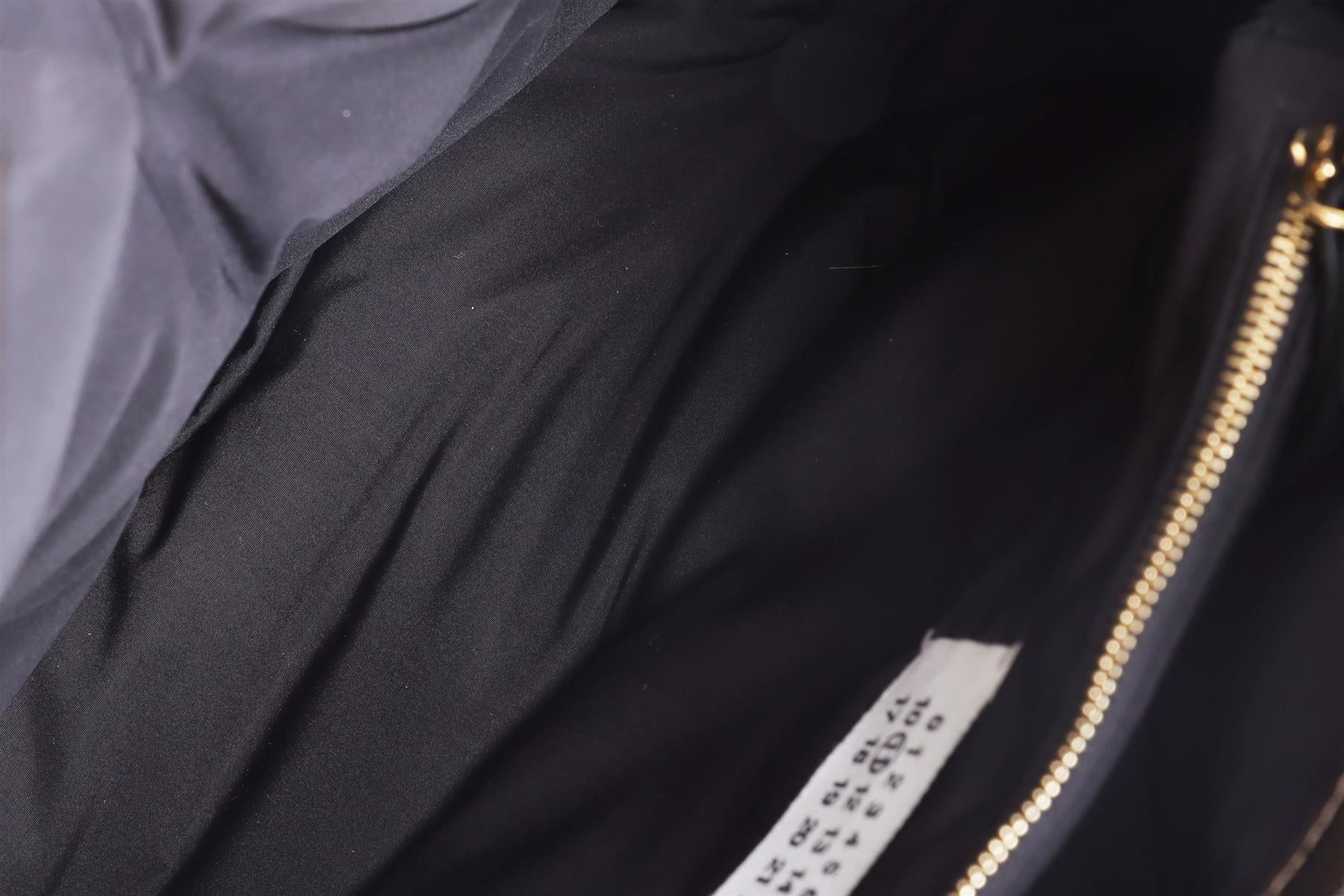MAISON MARGIELA NAVY GLAM SLAM FABRIC CLUTCH