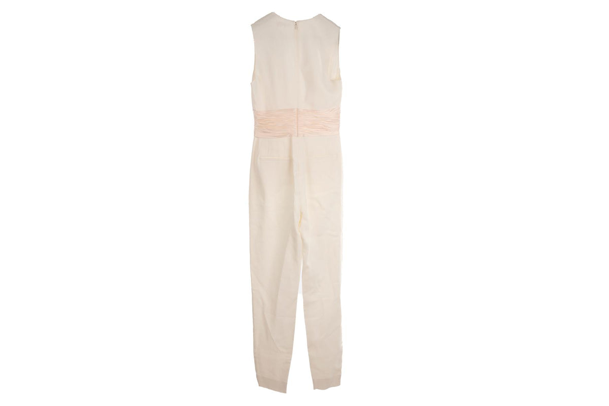 A.L.C. White Crepe Jumpsuit US 2 UK 6