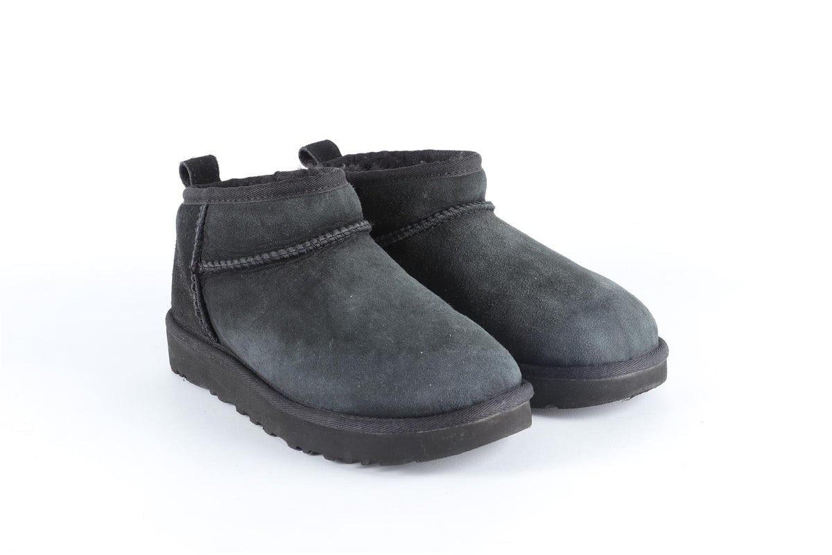 UGG AUSTRALIA BLACK KIDS GIRLS BOOTS EU 36 UK 3 US 5