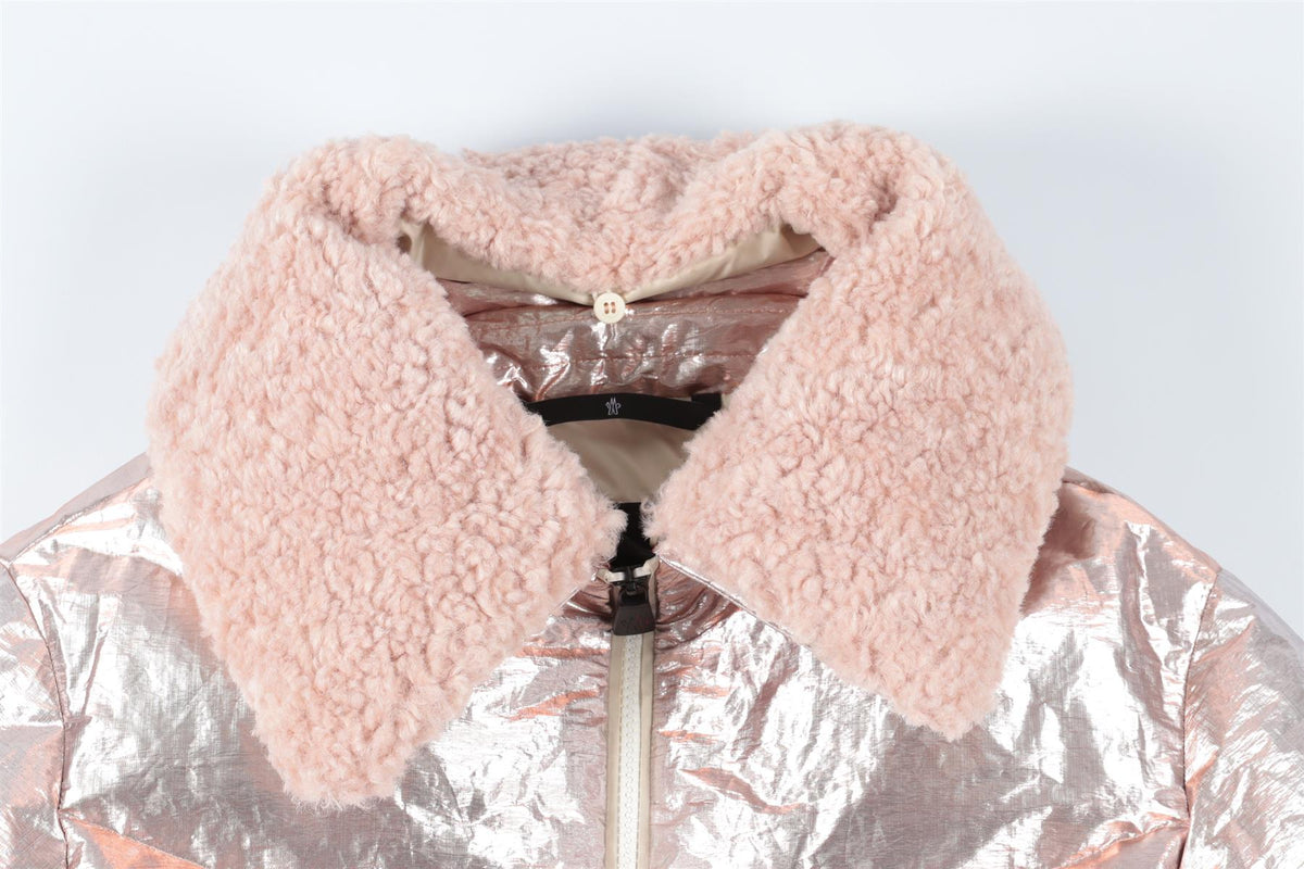 MONCLER PINK KIDS GIRLS PADDED JACKET 12 YEARS