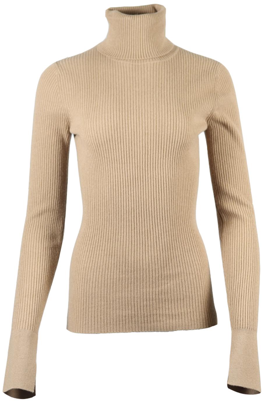 BARBARA BUI WOOL AND CASHMERE BLEND TUTRLENECK SWEATER LARGE