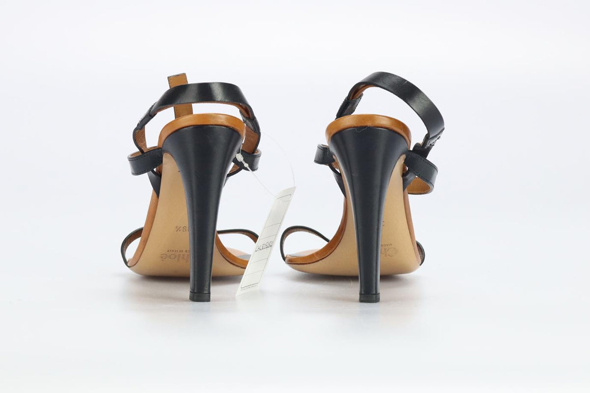CHLOÉ LEATHER SANDALS EU 39.5 UK 6.5 US 9.5