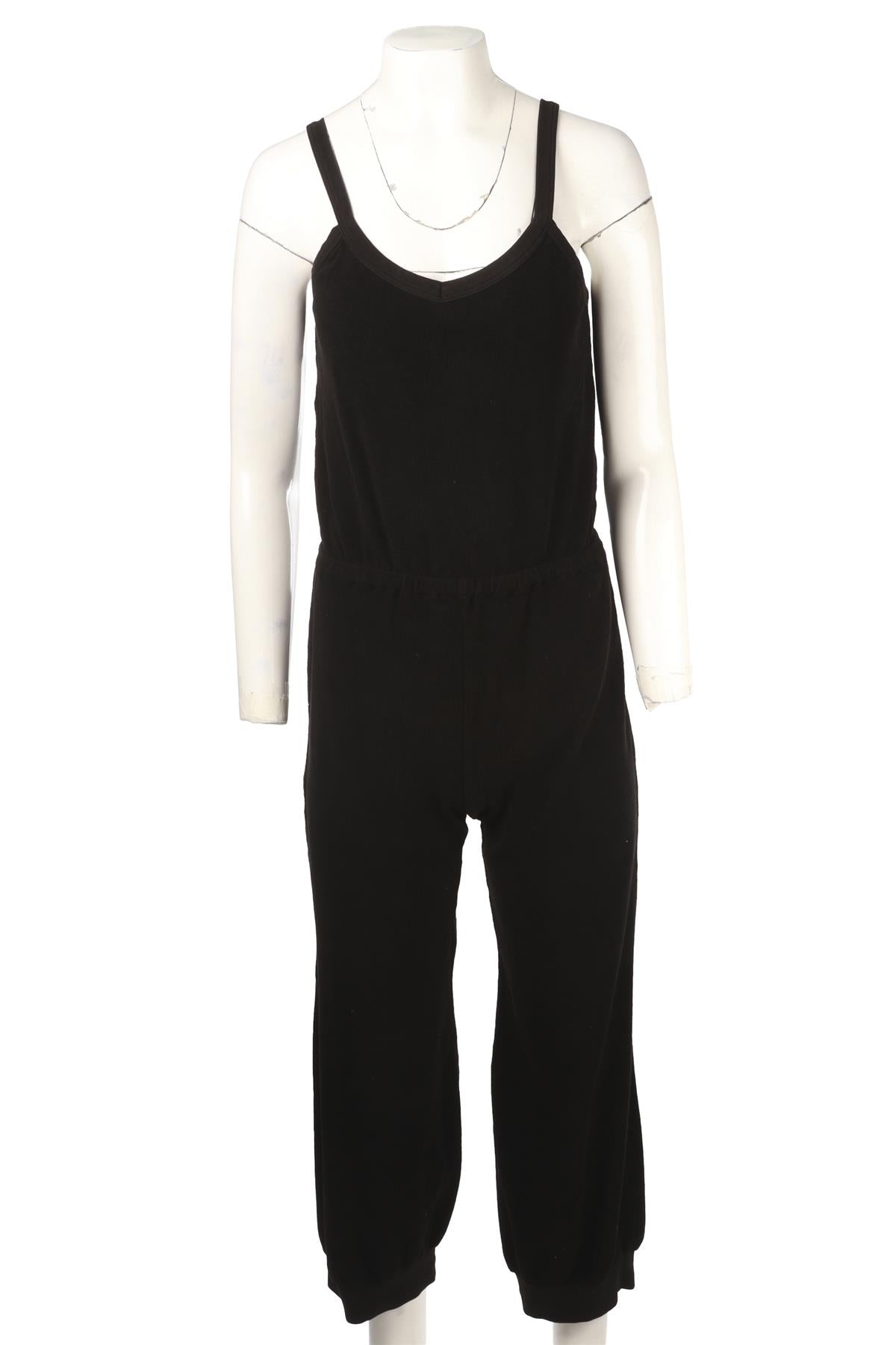BLACK COTTON JUMPSUIT